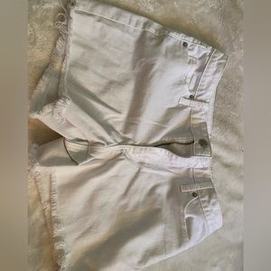 White Jeans Shorts